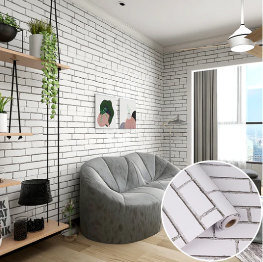 White Rustic Brick