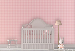 Baby Pink Checkered Wallpaper